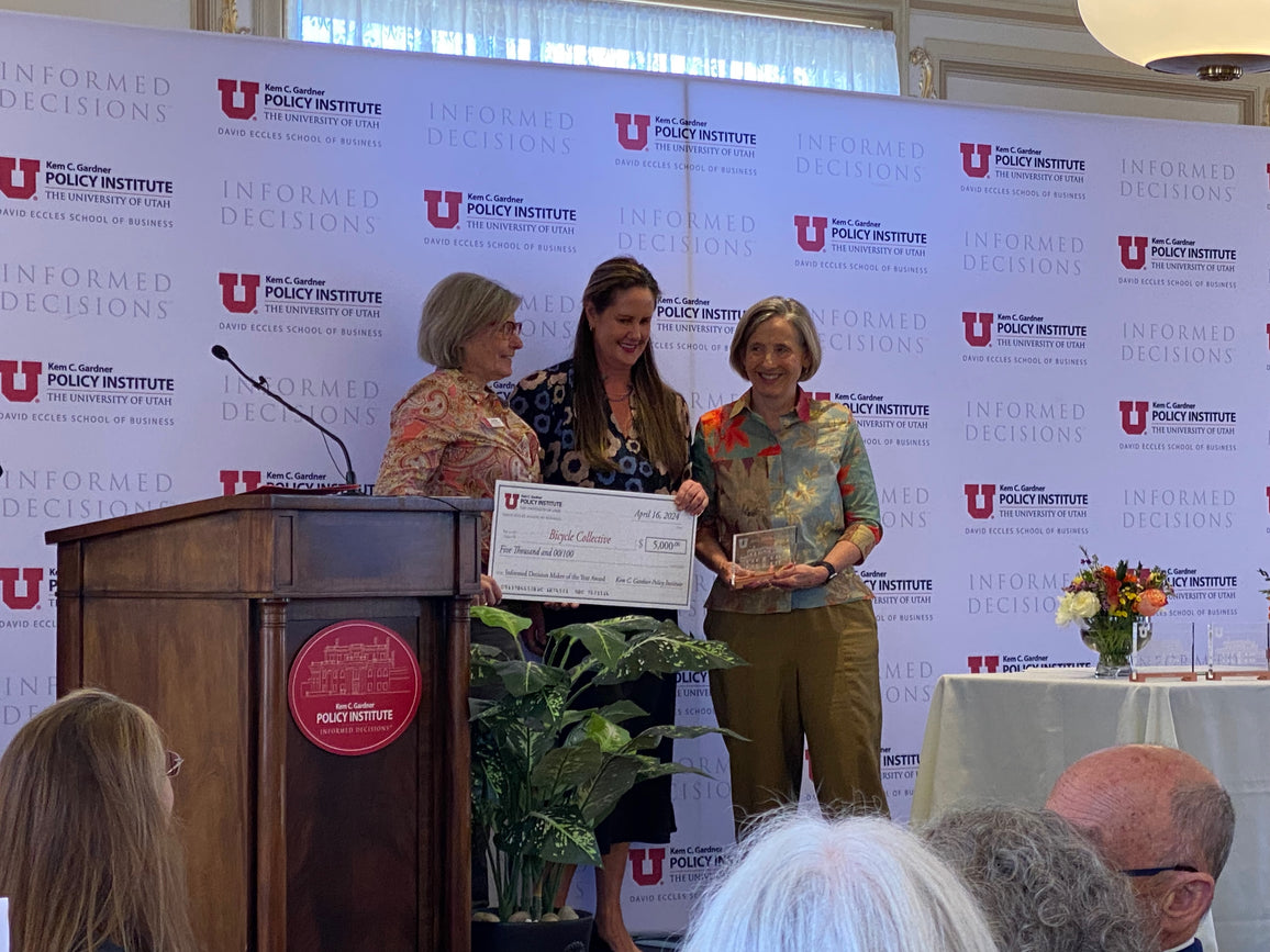 Bicycle Collective Wins Award from Kem C. Gardner Policy Institute