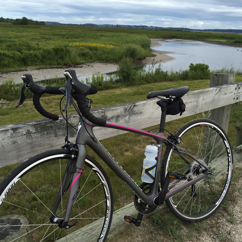 BJ Magnani on a bike ride.