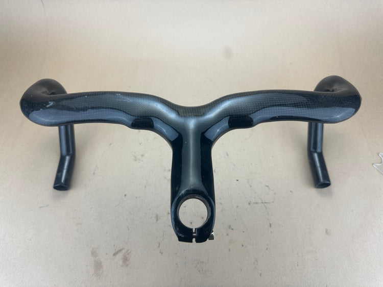 Unbranded Carbon Integrated Drop Handlebar 400 Width