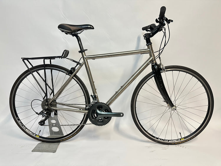 Van Nicholas Zephyr Titanium Flat Bar Road Bike 54CM