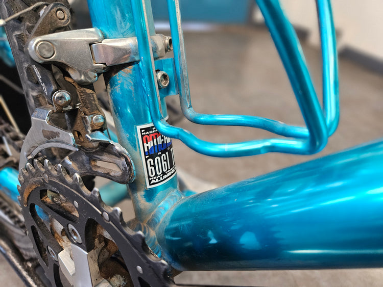 GT Vintage Zaskar Turquoise Anodized