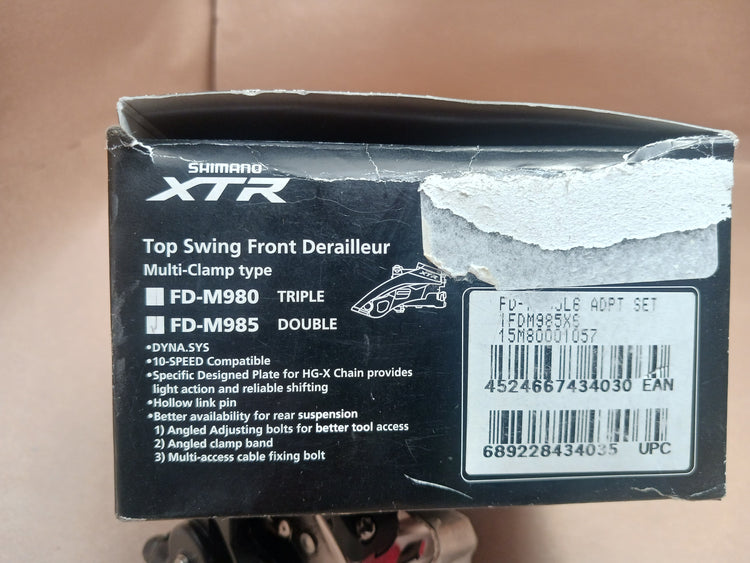 New Shimano XTR FD-M985 2-Speed Front Derailleur