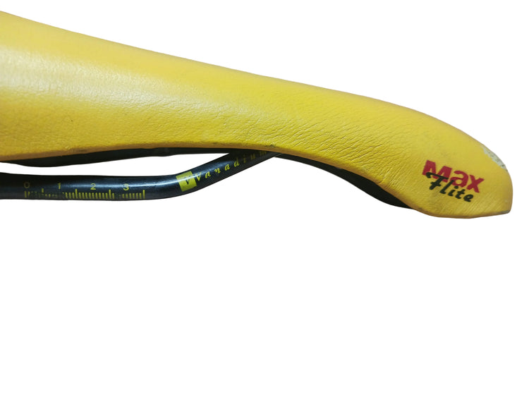 Selle Italia Max Flite Yellow and Black Saddle