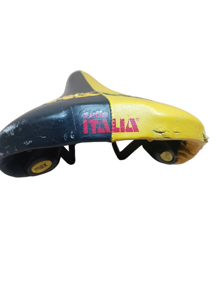 Selle Italia Max Flite Yellow and Black Saddle