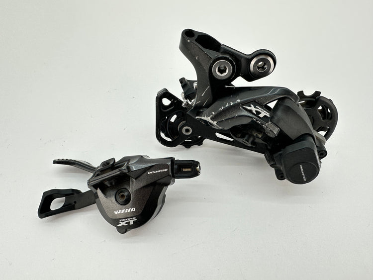 Shimano XT M8000 11 Speed Derailleur and Shifter Set Medium Cage