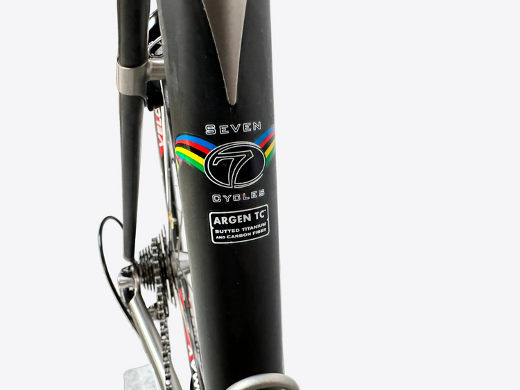 Seven Odonata Road Bike 53cm Titanium Carbon Campagnolo Record