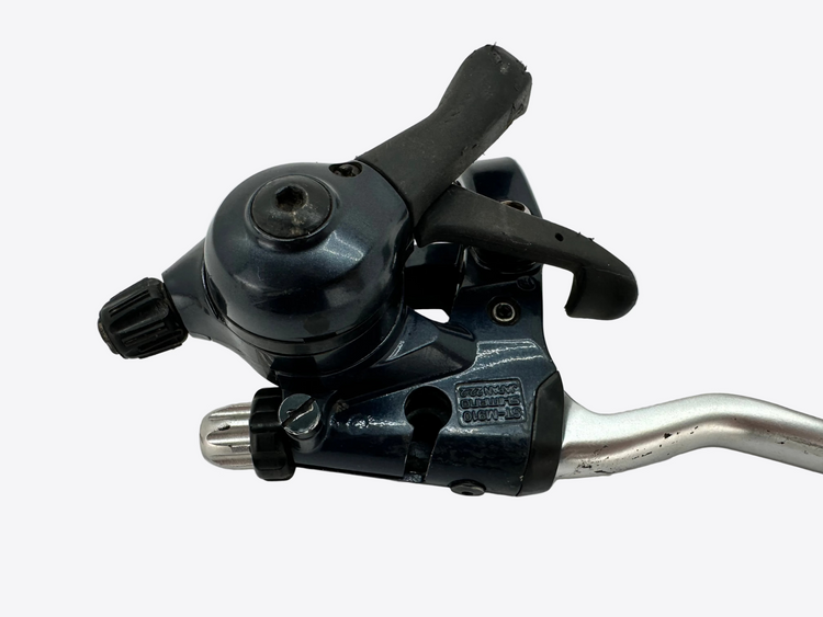 Bicycle shift lever on a white background