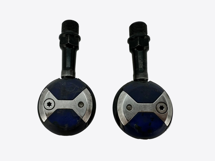 SpeedPlay Zero Clipless Pedals with Cleats Stainless Blue