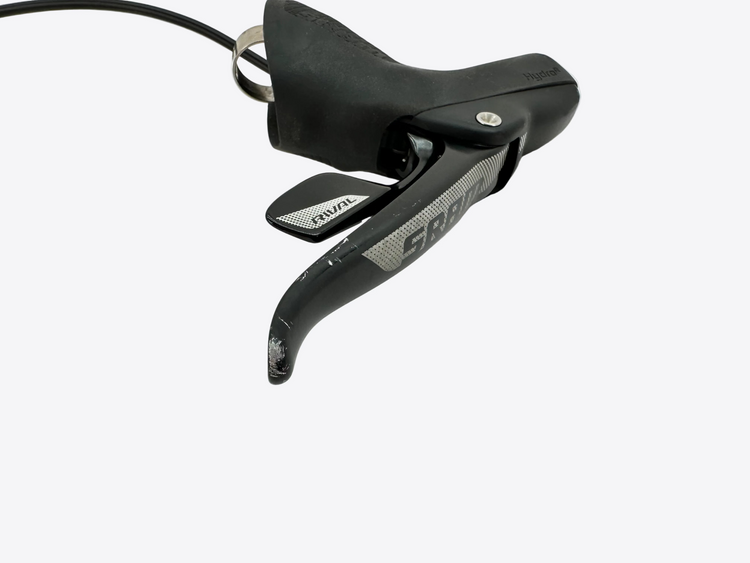 Bicycle shifter on a white background