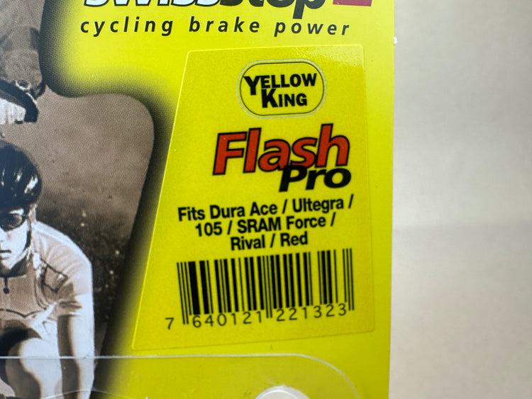 Swiss Stop Flash Pro Yellow Brake Pads Carbon Rims Shimano Sram