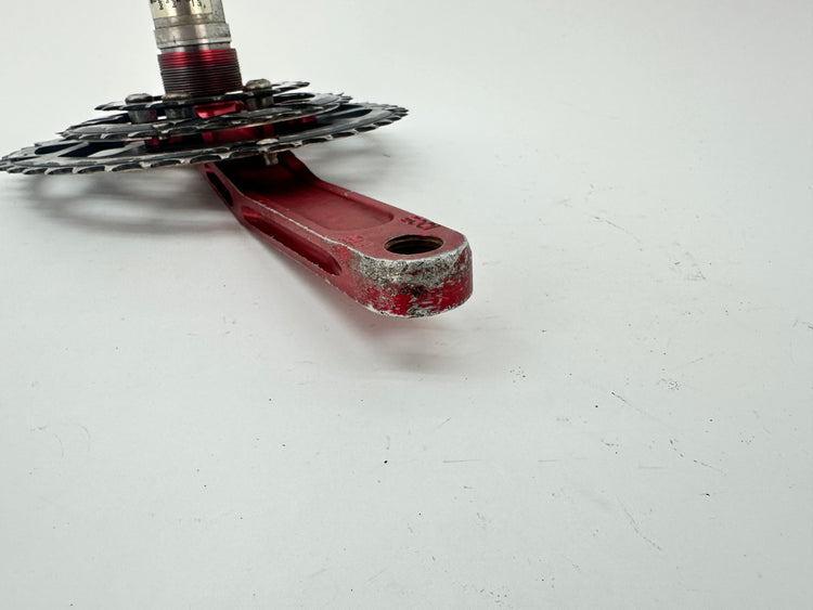Race Face Forged Triple MTB Crankset 175 W/ BB RED