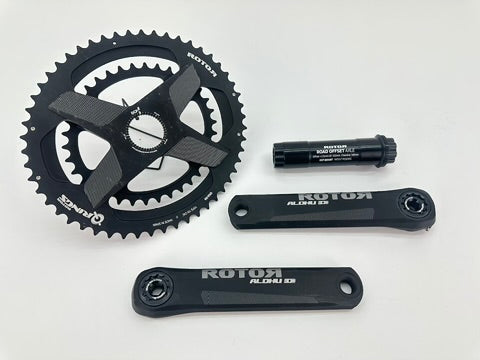 Rotor Aldhu 3D+ Crankset Q Ring 52/36 170 Road Offset Axle