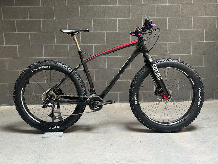Borealis Yampa Carbon Fat Bike 26" Large HED Carbon Wheels 26 Pounds
