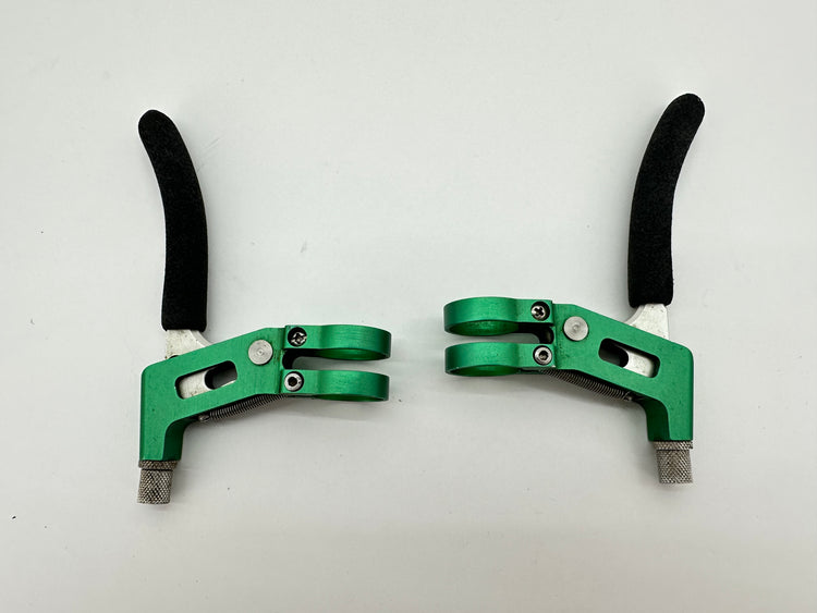 Tech Lite Bike Brake Levers CNC Green Short Pull