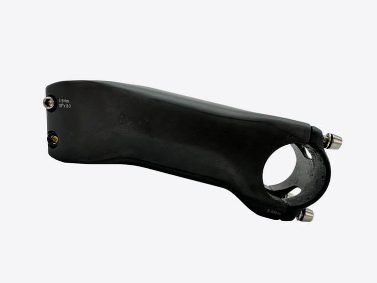 Black stem on a light gray background