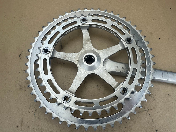 Campagnolo Strada Double Crankset 52/42 170 Pre 1972