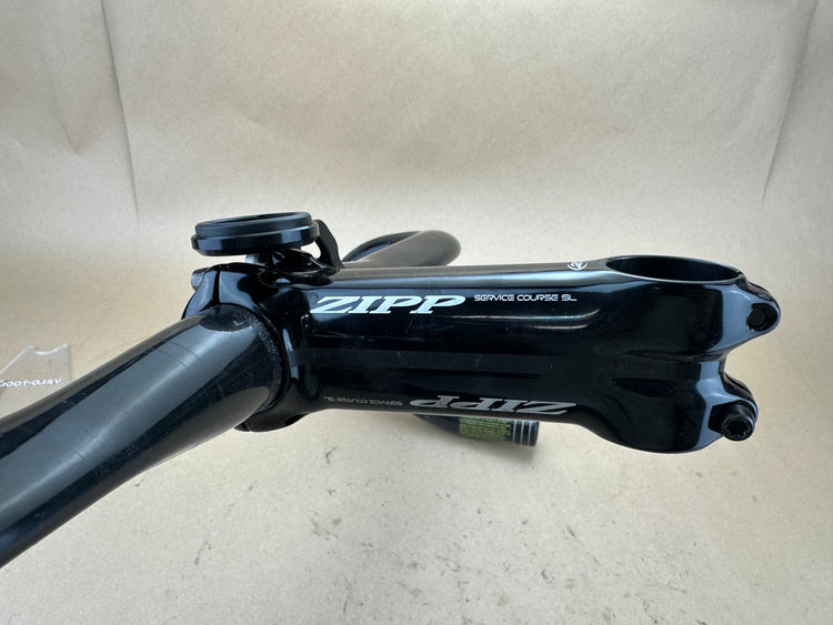 Zipp Carbon Handlebar 435mm and Stem 110mm