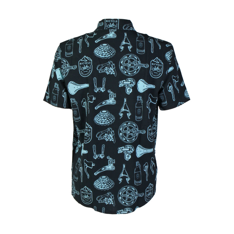 SLC Bicycle Collective Mens Button Up Mechanic Shirt