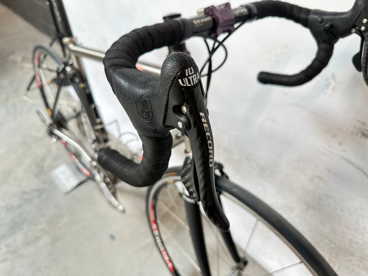 Seven Odonata Road Bike 53cm Titanium Carbon Campagnolo Record