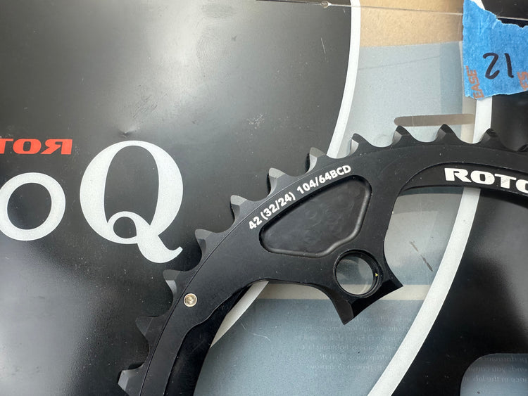Rotor NoQ Chainring 42 Tooth 104BCD
