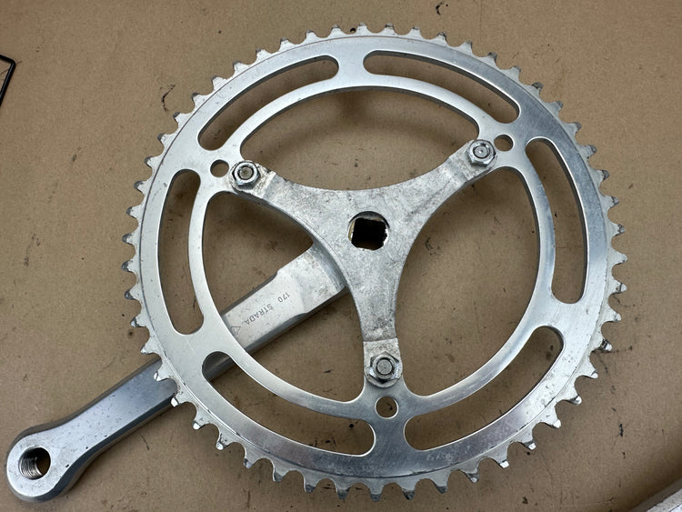 Campagnolo Strada 3 Bolt Crankset Vintage 170