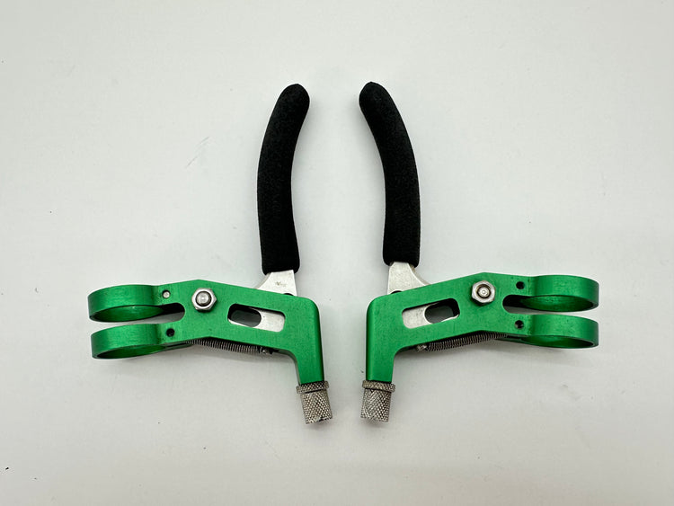 Tech Lite Bike Brake Levers CNC Green Short Pull