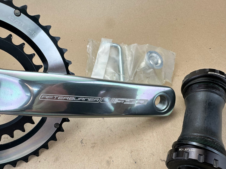 FSA Afterburner Double Crankset with BB 42/27 170