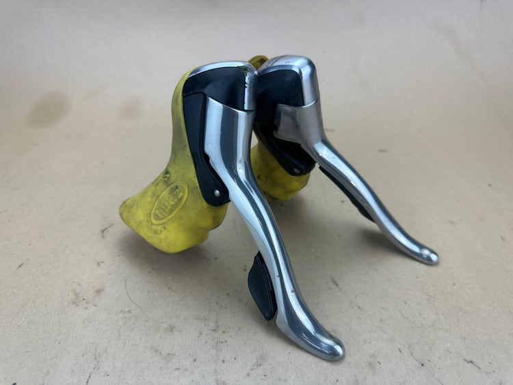 Shimano Ultegra 6600 Shifters 2x10 Yellow Hoods
