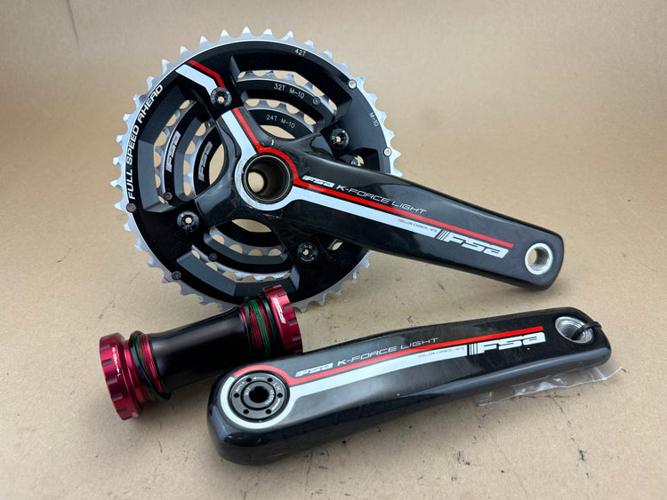 FSA K Force Light MTB Carbon Crank 3x 175 with BB