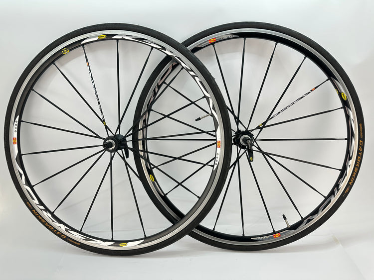 Mavic Ksyrium 700c Road Bike Wheelset With Tires QR