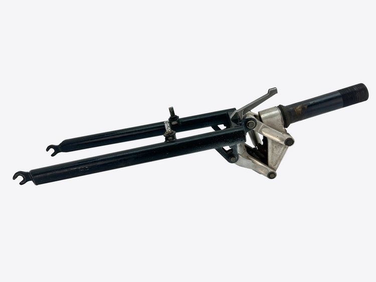 Bicycle fork on a white background