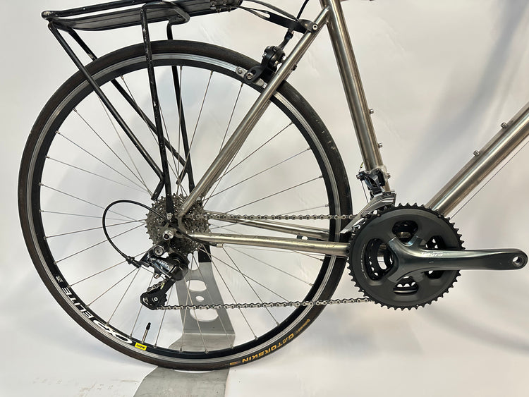 Van Nicholas Zephyr Titanium Flat Bar Road Bike 54CM