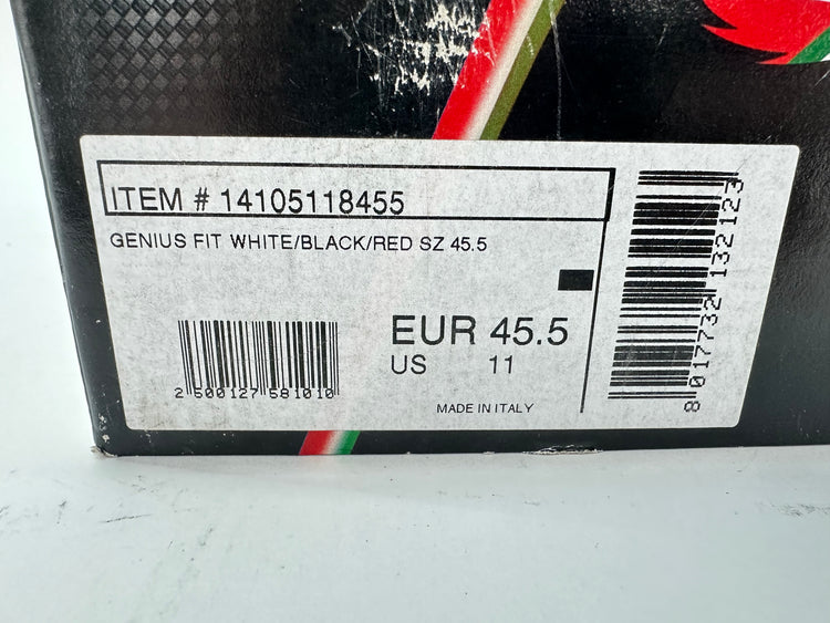Sidi Genius Fit Clipless Cycling Shoe Mens 11 45.5 Carbon