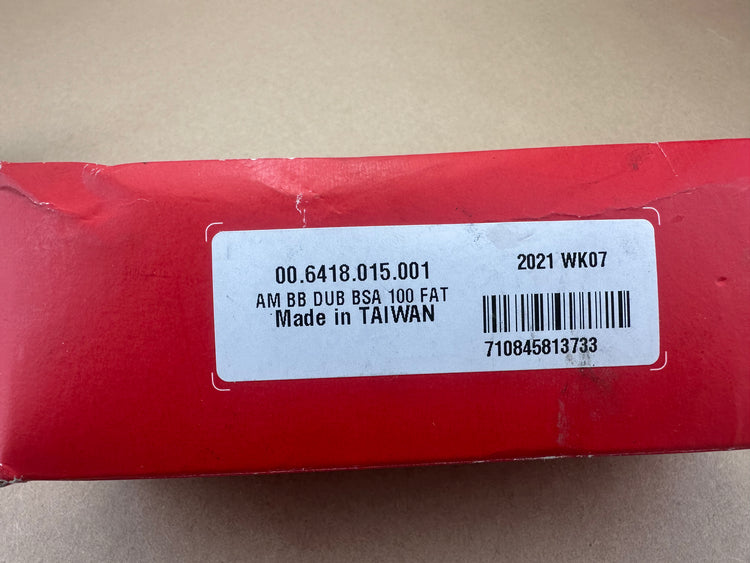 label on box of bottom bracket