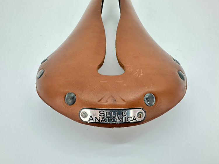Selle Anatomica X Vintage Brown Leather Saddle *Bent Rails