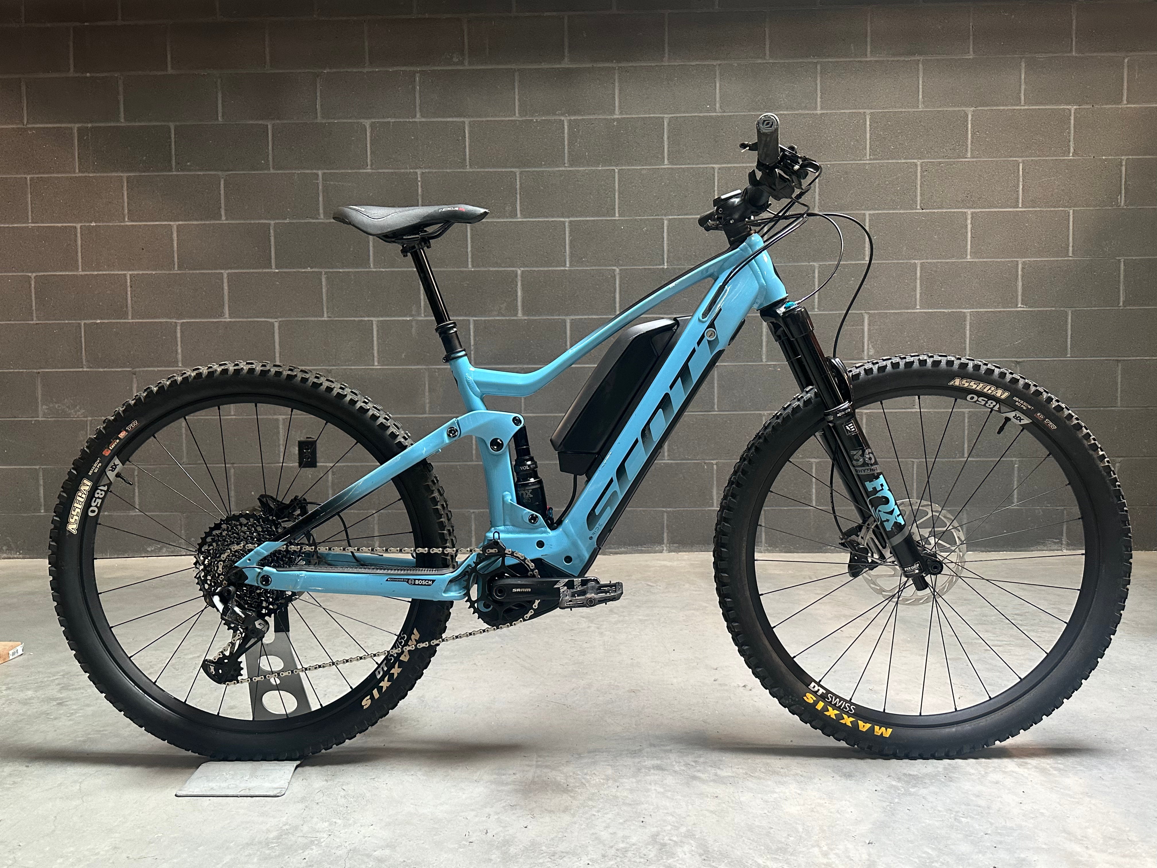 scott e bike fully genius eRide 910 Electric Mountain Medium Größe:L53 Erhardt würzig • scharf Merida