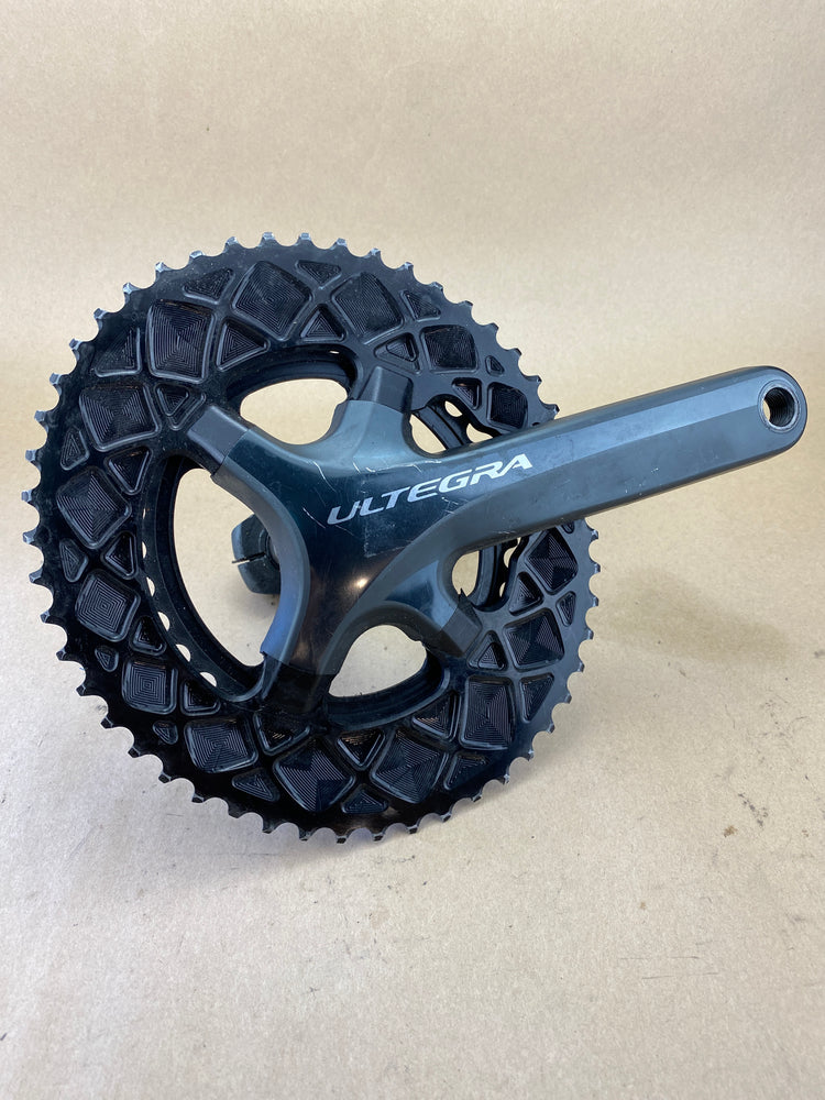 Shimano Ultegra Crankset 6800 Absolute Black Oval Rings 50/34