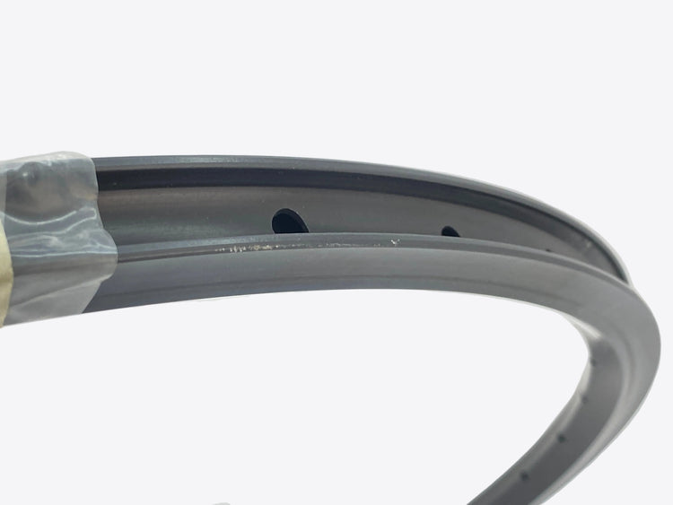 close up of the rim edge