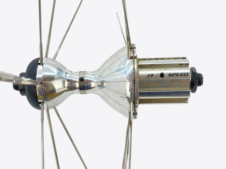 close up of the hub