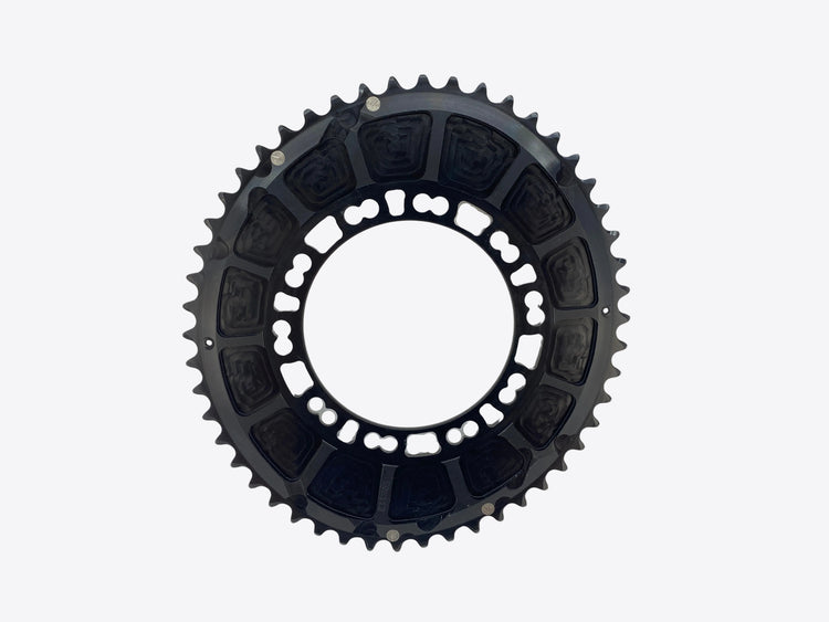 backside of the chainring
