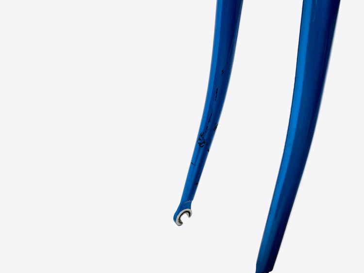 sticker residue on fork leg