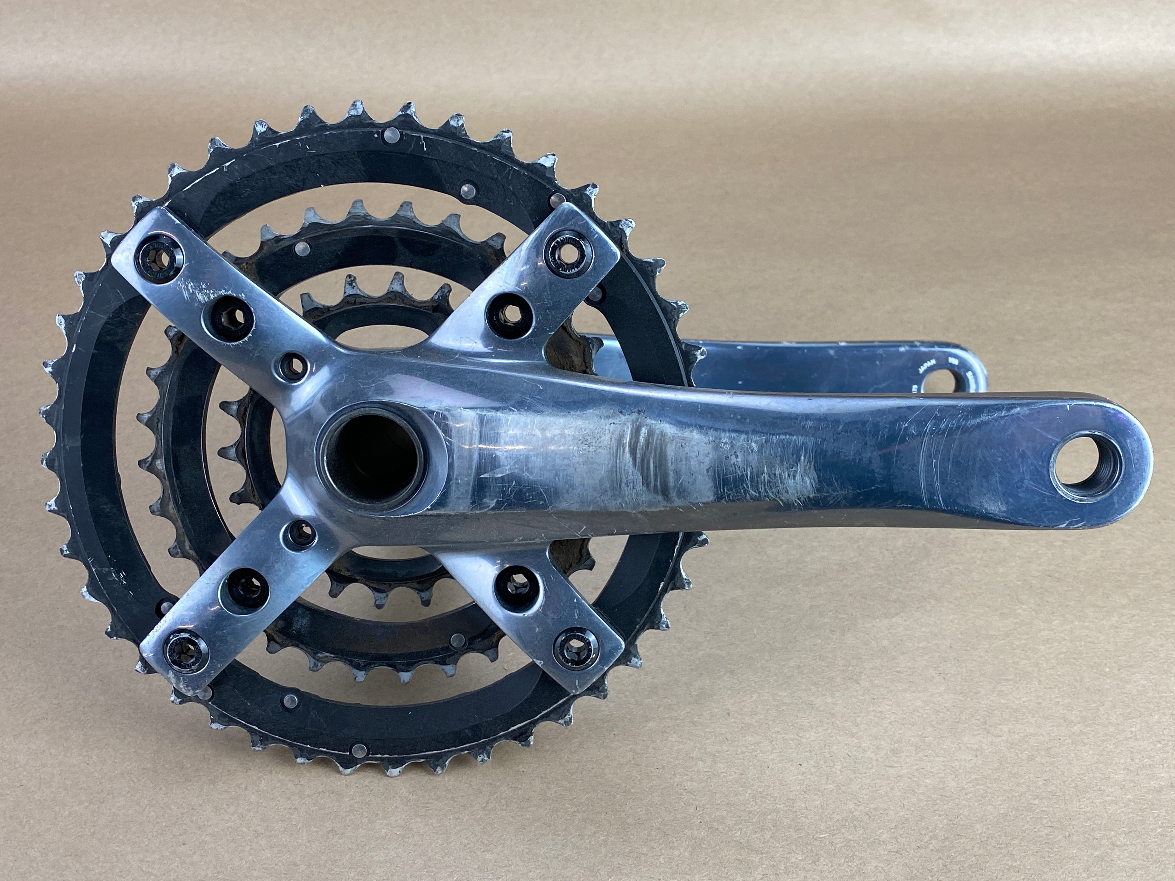 gear crankset Shimano XTR FC-M960 Triple Crankset 175mm Fair