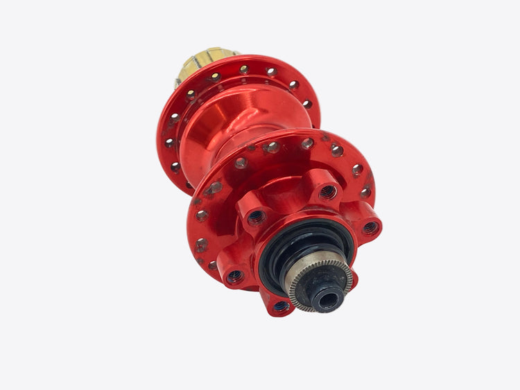 left side view of the hub