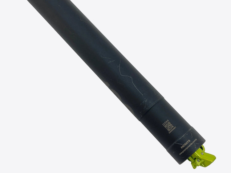 scratch on the lower post