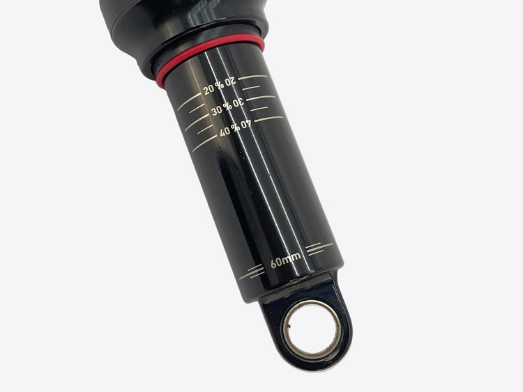 close up of the stanchion tube