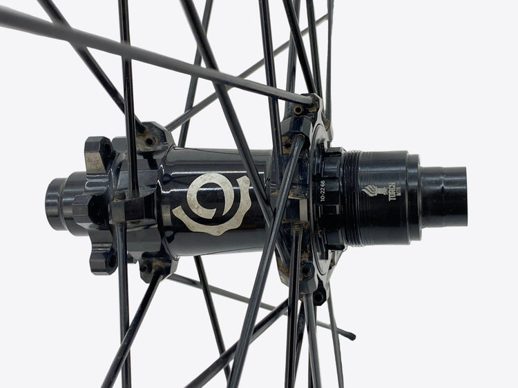 close up of the rear hub