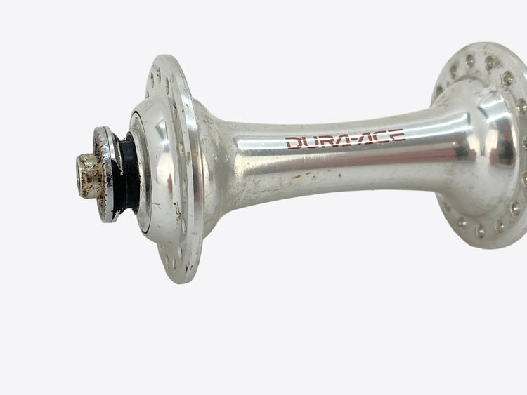 close up of the front hub