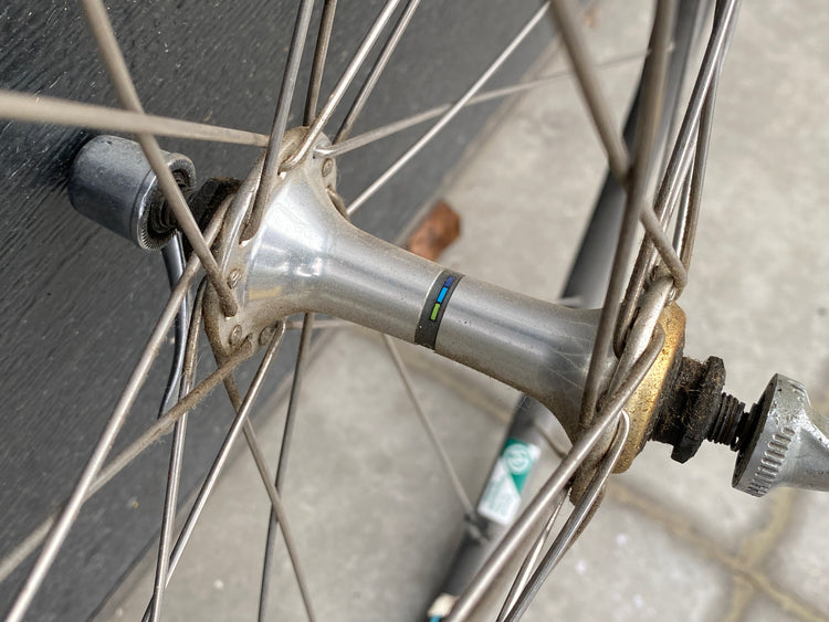 Shimano 600 Tri Color Wolber GR 700c Clincher Wheelset