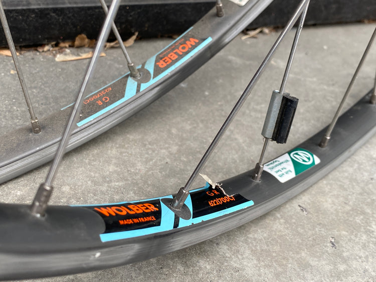 Shimano 600 Tri Color Wolber GR 700c Clincher Wheelset