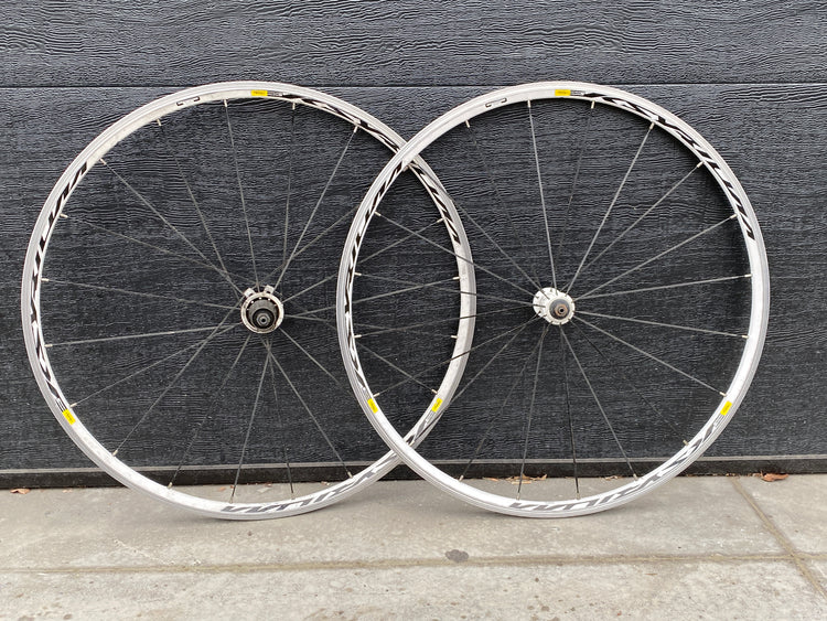 Mavic Ksyrium Equipe S 700c Clincher Wheelset 100/130 White